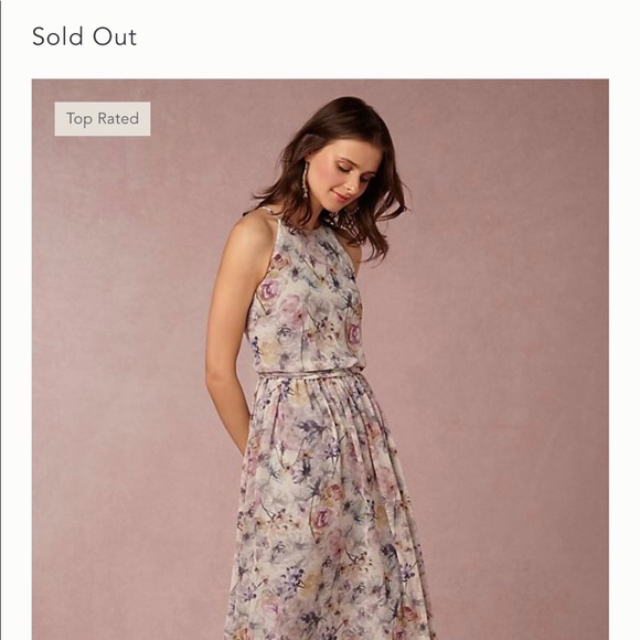 anthropologie bhldn maxi dress size 6 - Picture 4 of 8